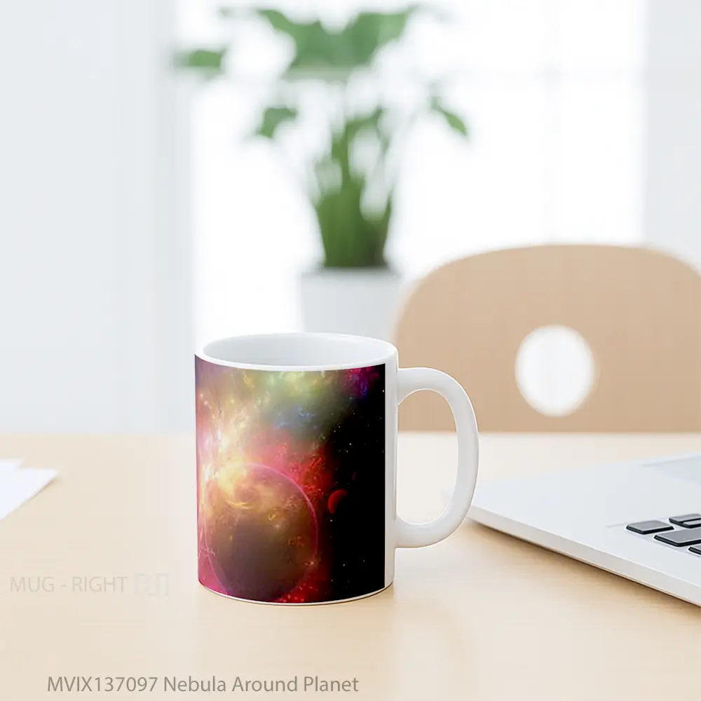 Mug Nebula Around Planet Gelas Astronomi - All-side / Desain