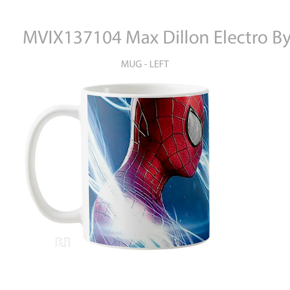 Mug Max Dillon Electro By Spider Man Gelas Superhero - All-side / Desain