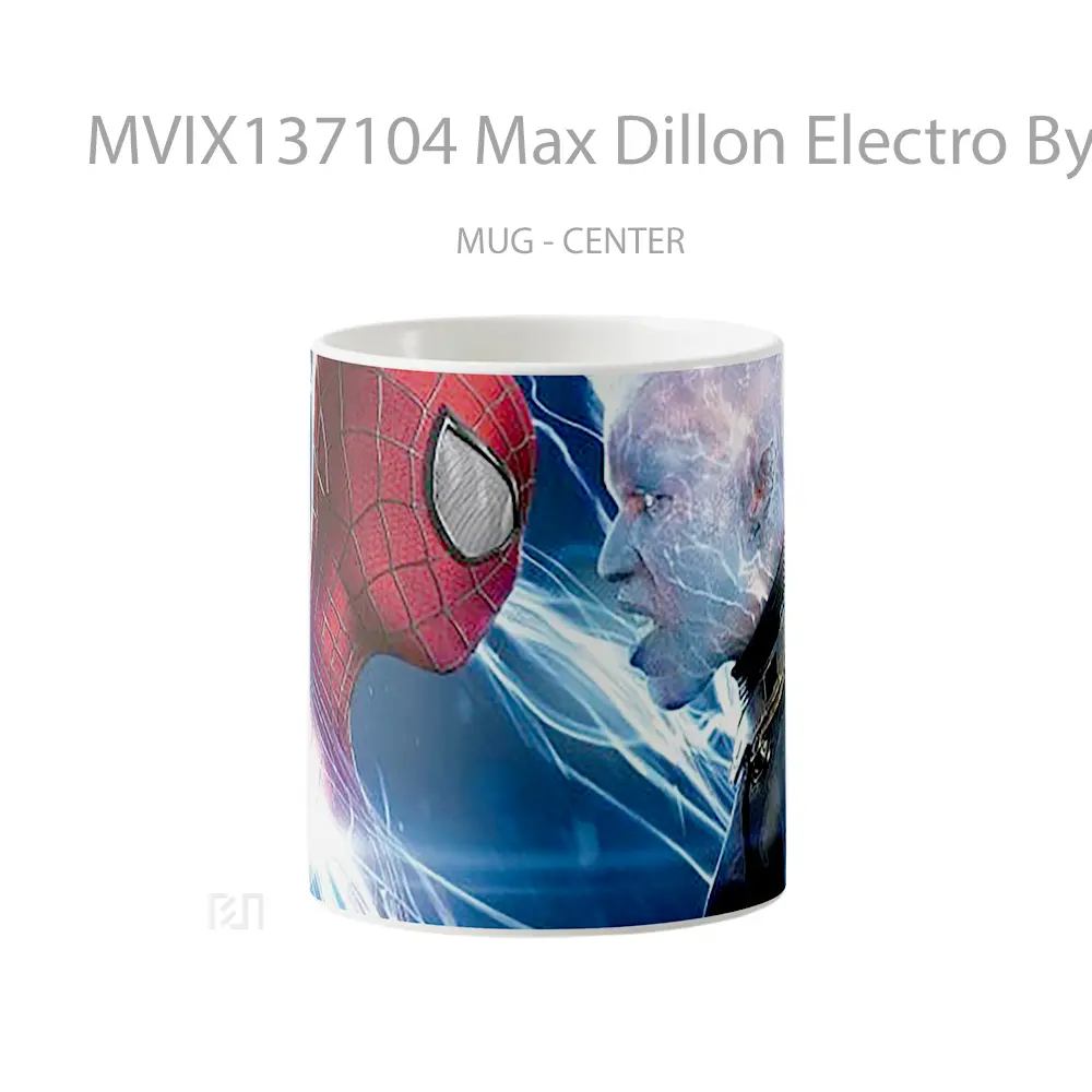 Mug Max Dillon Electro By Spider Man Gelas Superhero