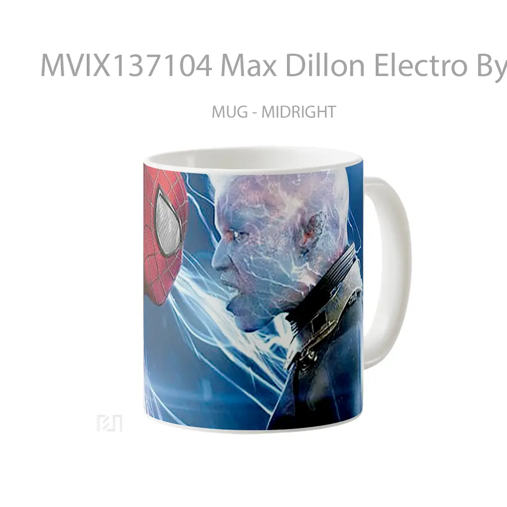 Mug Max Dillon Electro By Spider Man Gelas Superhero - All-side / Desain