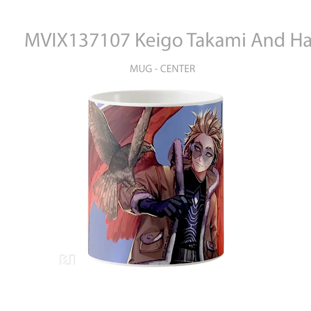 Mug Keigo Takami And Hawk From My Hero Academia Cangkir Anime
