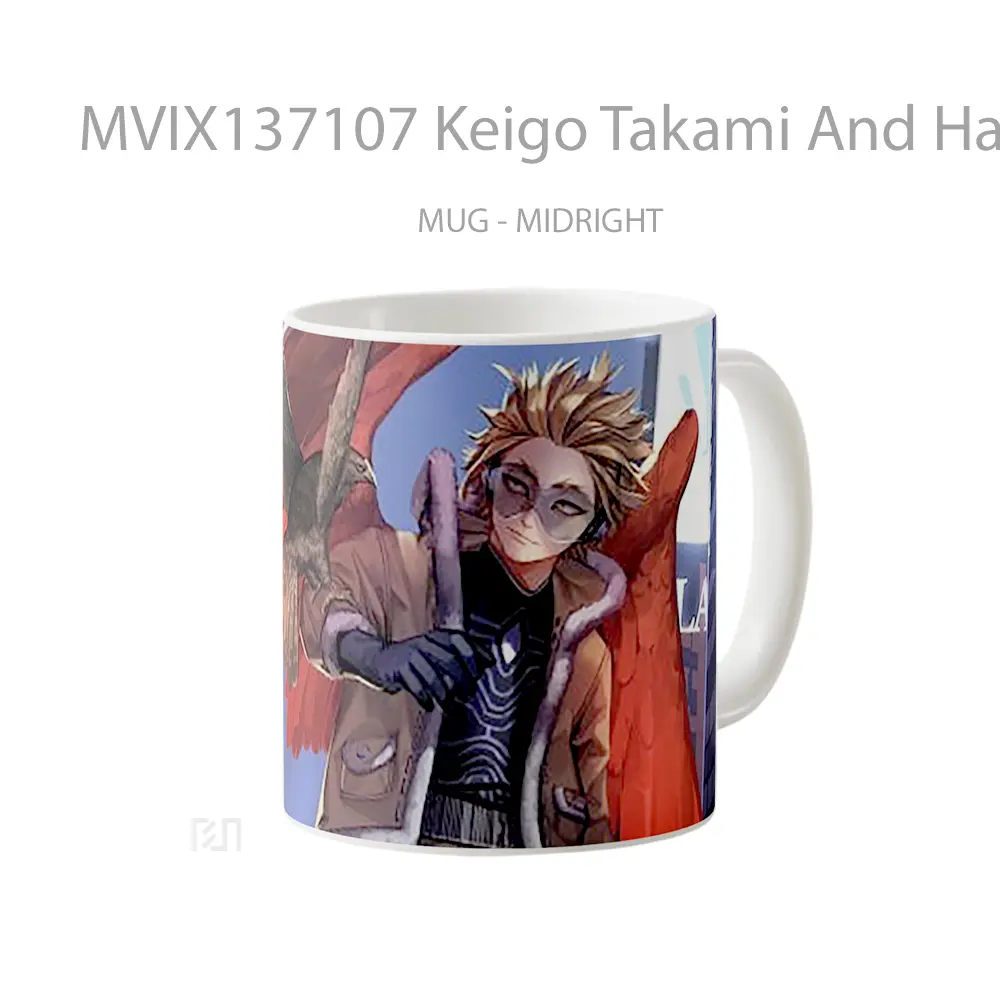 Mug Keigo Takami And Hawk From My Hero Academia Cangkir Anime - All-side / Desain