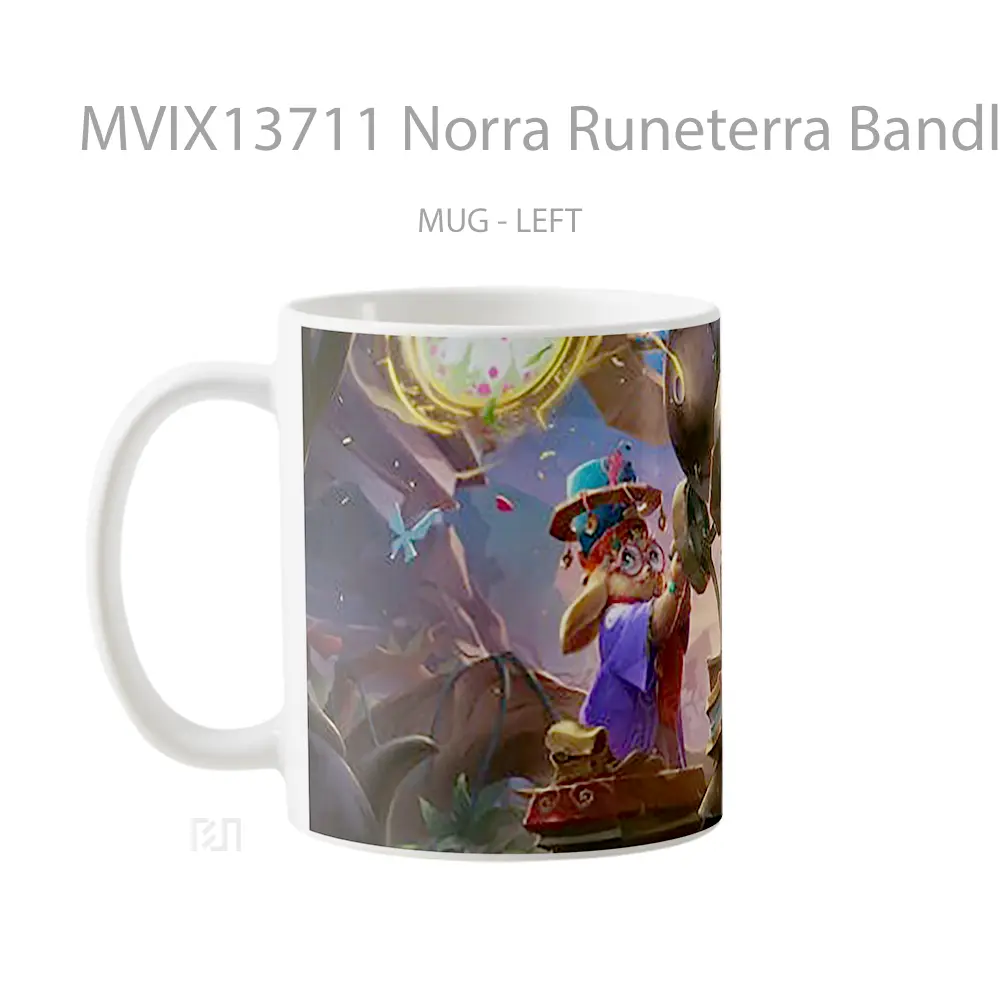 Mug Norra Runeterra Bandle City Gelas Keramik Unik - All-side / Desain