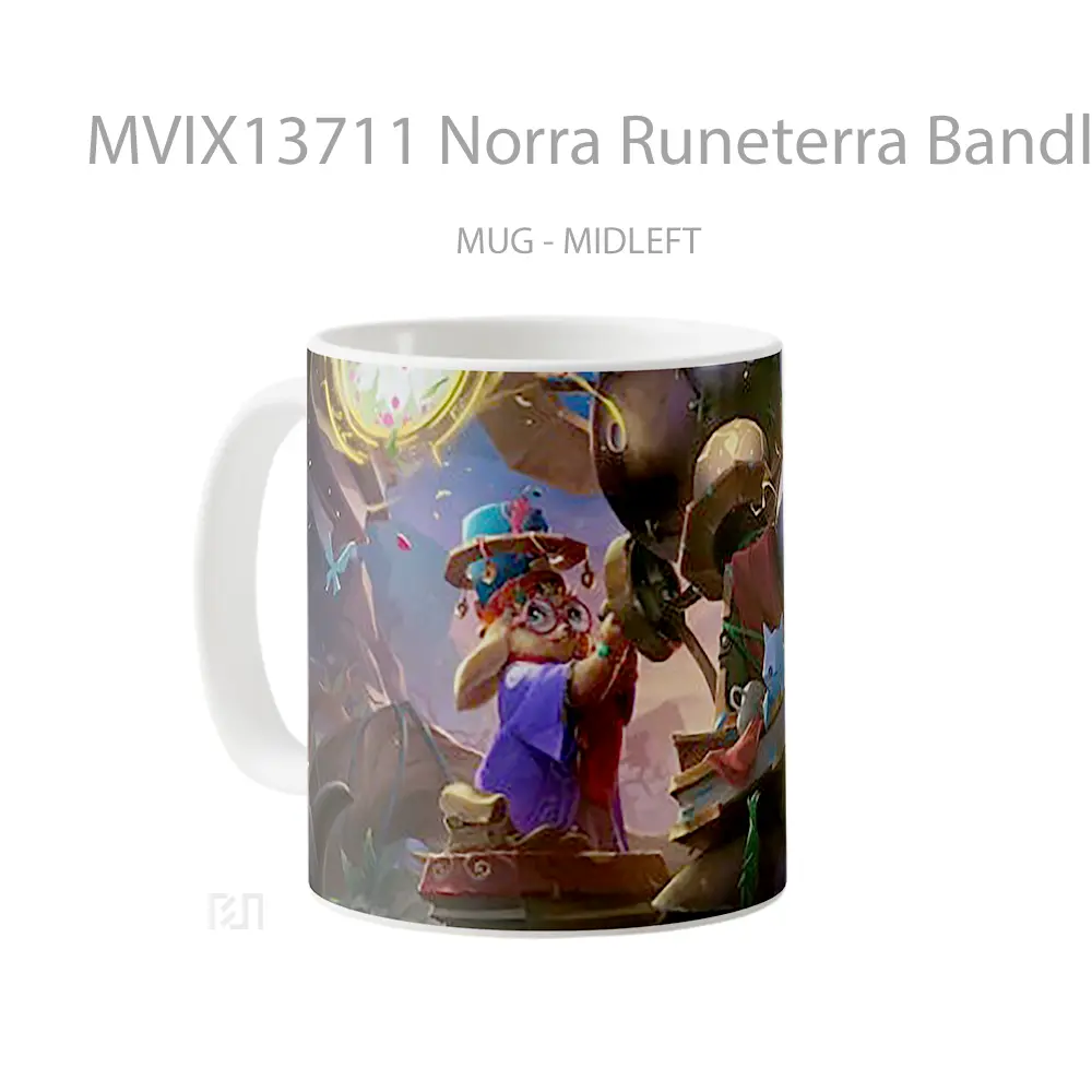 Mug Norra Runeterra Bandle City Gelas Keramik Unik - All-side / Desain