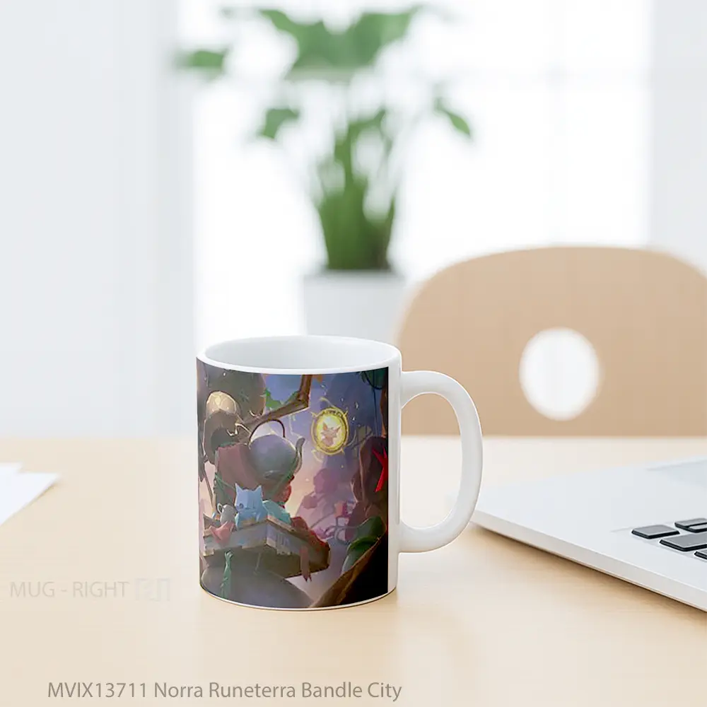 Mug Norra Runeterra Bandle City Gelas Keramik Unik - All-side / Desain