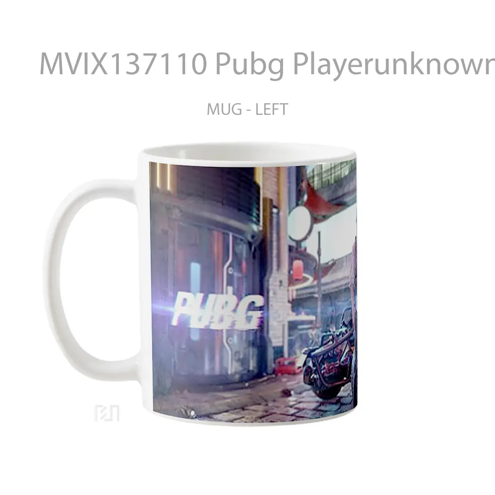Mug Pubg Playerunknown S Battlegrounds Cangkir Gamer - All-side / Desain