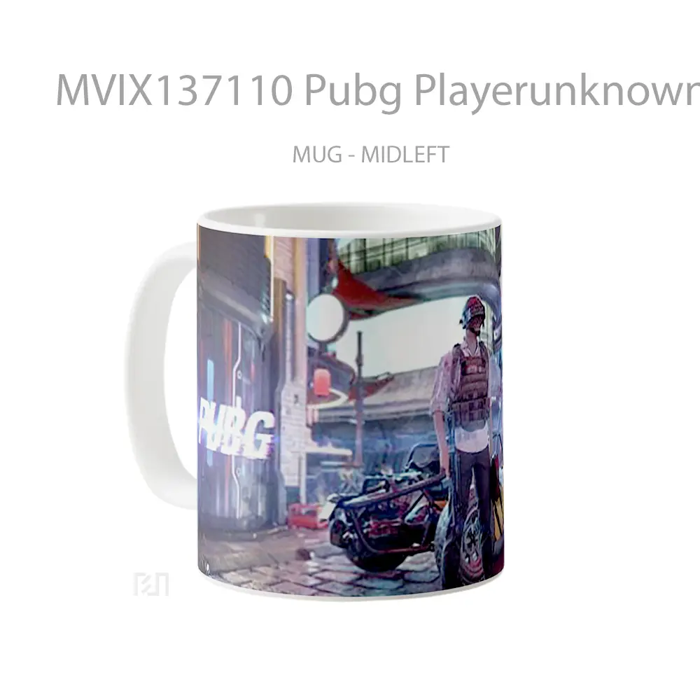 Mug Pubg Playerunknown S Battlegrounds Cangkir Gamer - All-side / Desain