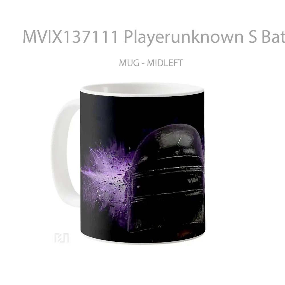 Mug Playerunknown S Battlegrounds Helmet Gelas Keramik Unik - All-side / Desain