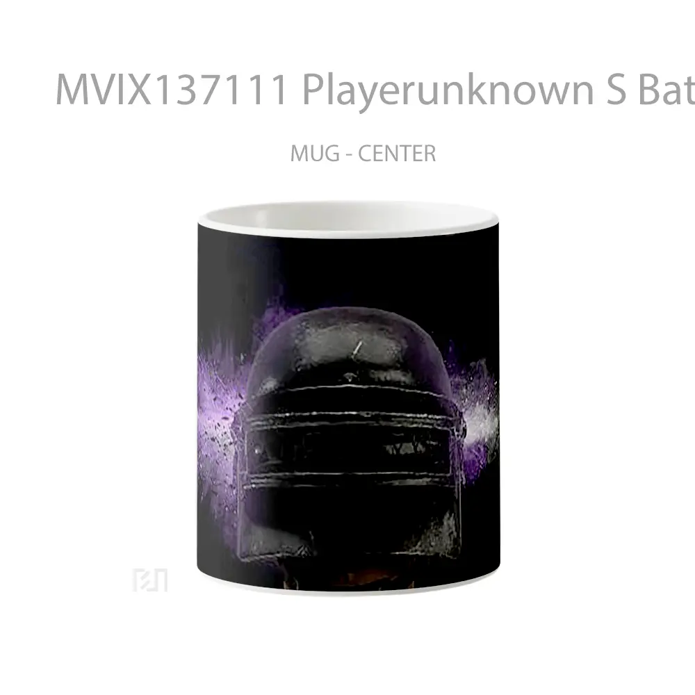 Mug Playerunknown S Battlegrounds Helmet Gelas Keramik Unik