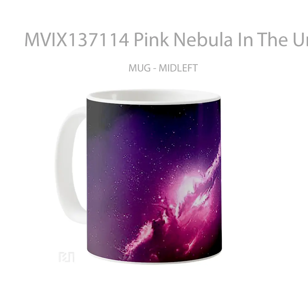 Mug Pink Nebula In The Universe Gelas Astronomi - All-side / Desain