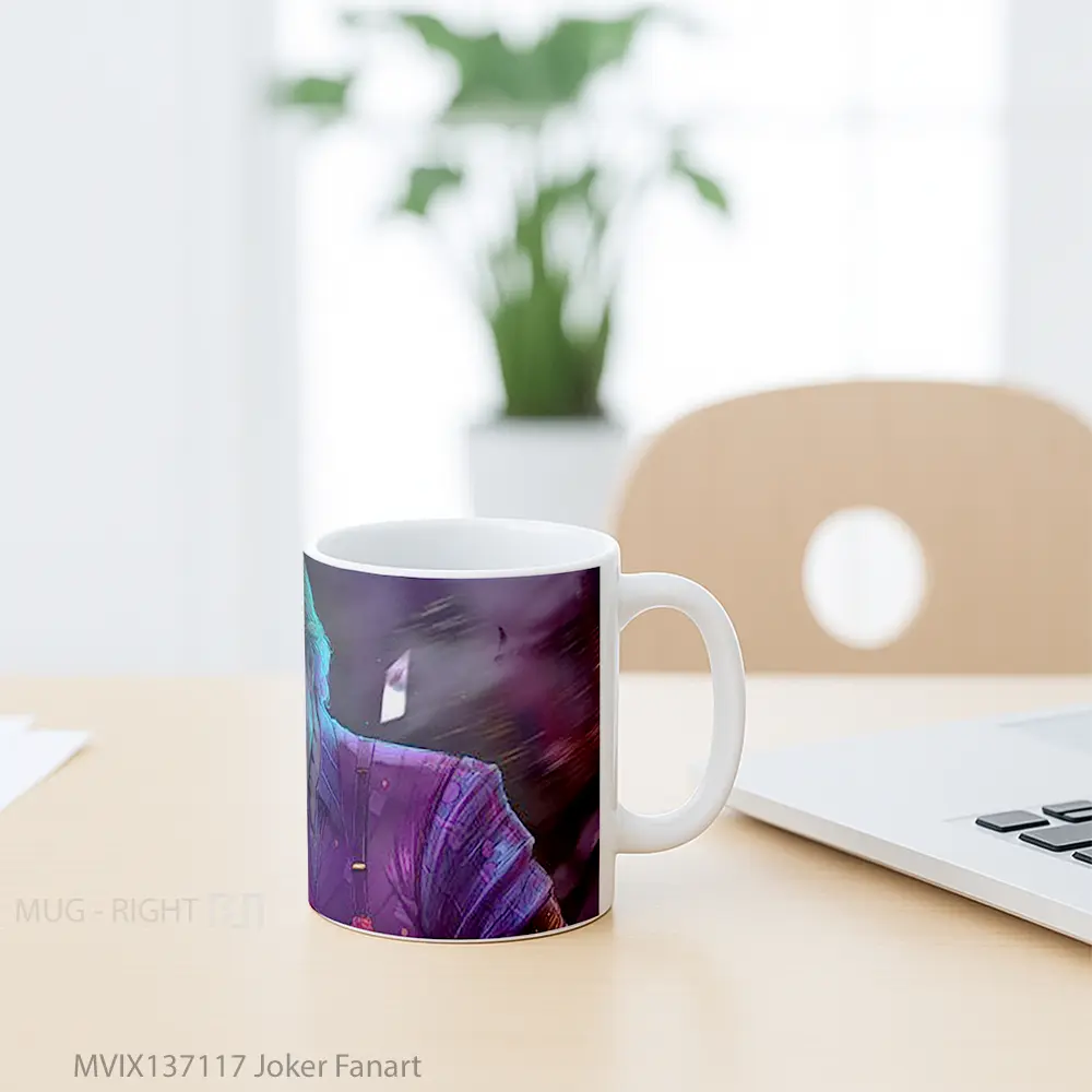 Mug Joker Fanart Gelas Superhero - All-side / Desain