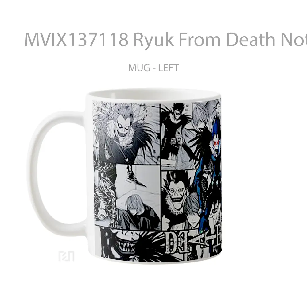 Mug Ryuk From Death Note Gelas Keramik Unik - All-side / Desain