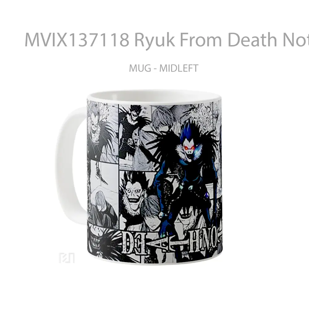 Mug Ryuk From Death Note Gelas Keramik Unik - All-side / Desain