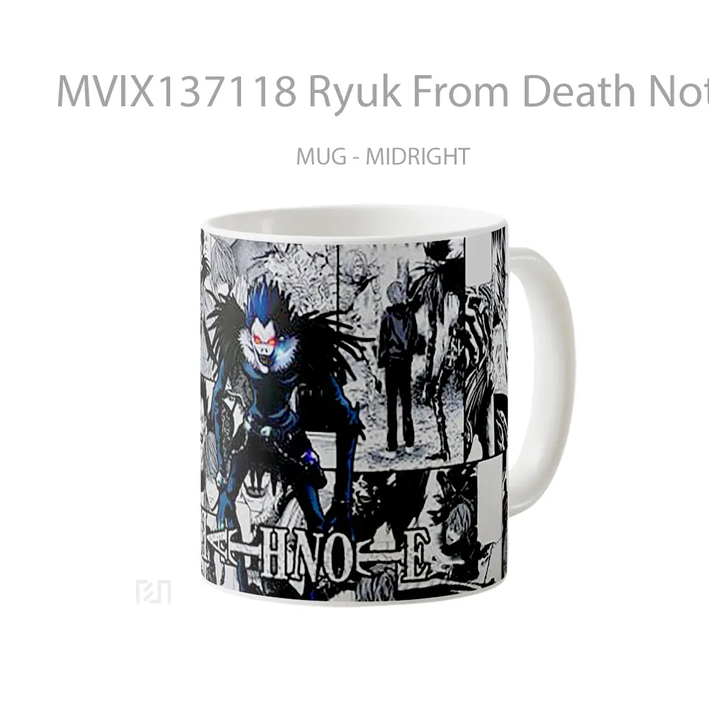 Mug Ryuk From Death Note Gelas Keramik Unik - All-side / Desain