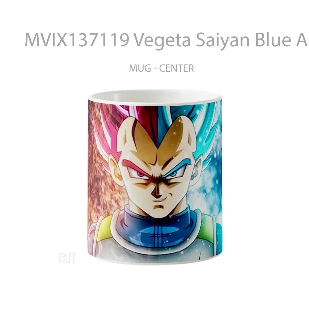 Mug Vegeta Saiyan Blue And Saiyan God Dragon Ball Super Cangkir Anime