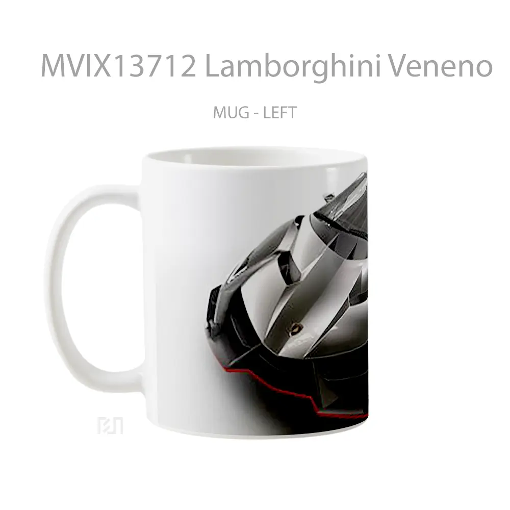 Mug Lamborghini Veneno Cangkir Mobil - All-side / Desain