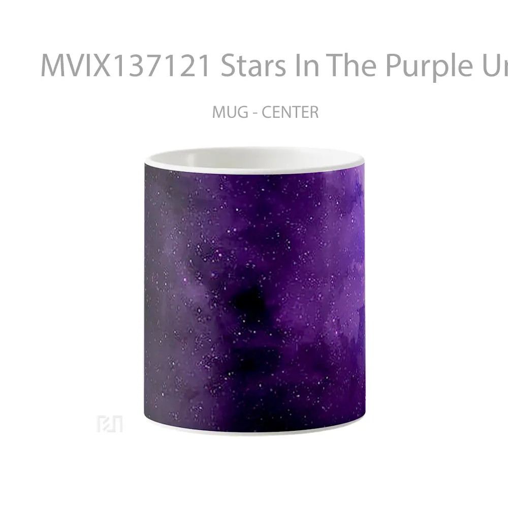 Mug Stars In The Purple Universe Gelas Astronomi