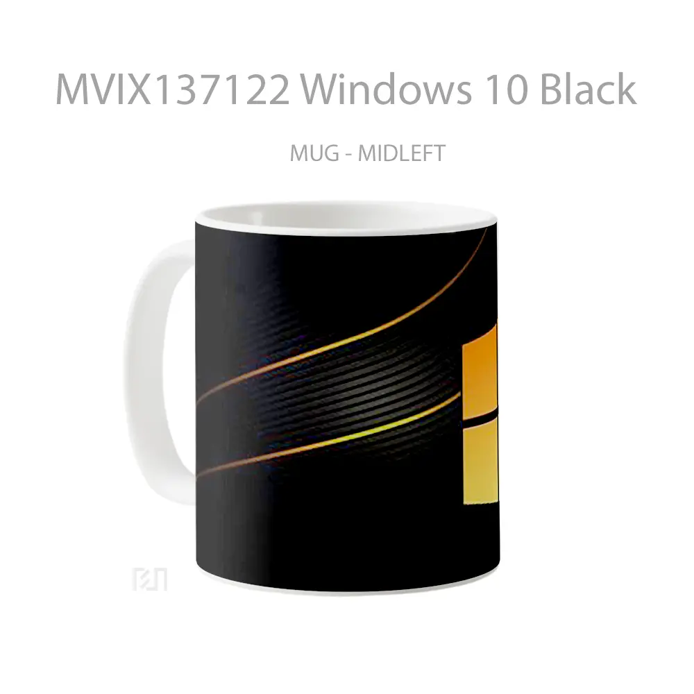 Mug Windows 10 Black Gelas Keramik Unik - All-side / Desain