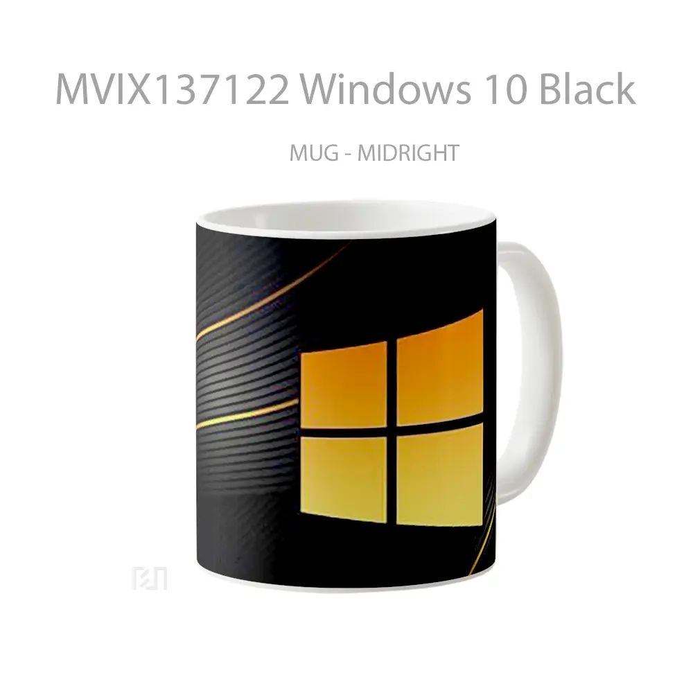 Mug Windows 10 Black Gelas Keramik Unik - All-side / Desain