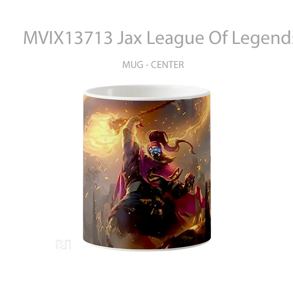 Mug Jax League Of Legends Runeterra Cangkir Gamer