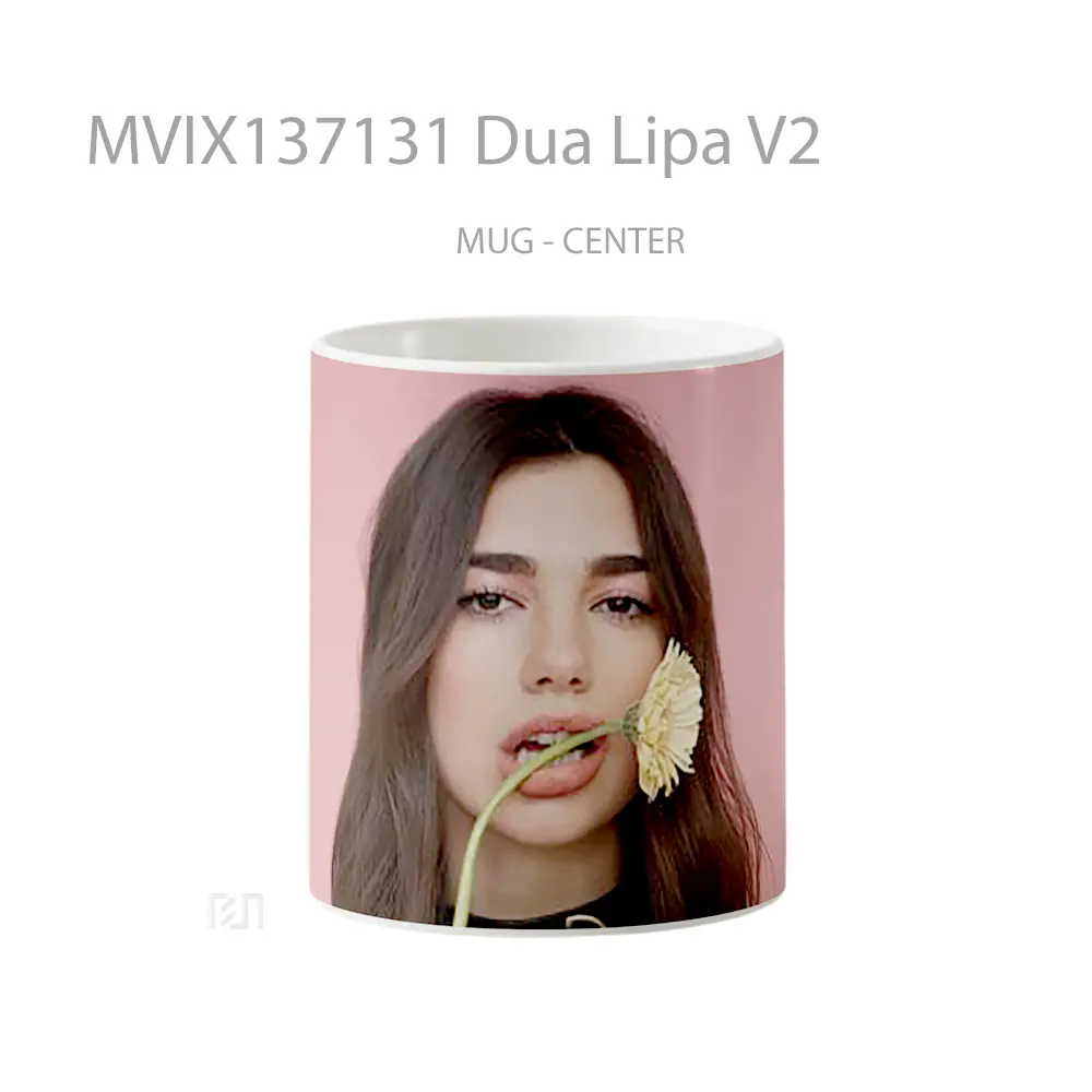 Mug Dua Lipa V2 Gelas Selebriti