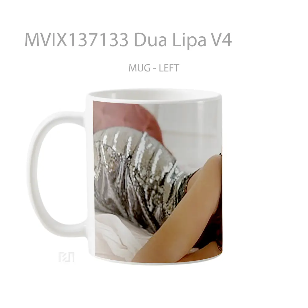 Mug Dua Lipa V4 Gelas Selebriti - All-side / Desain