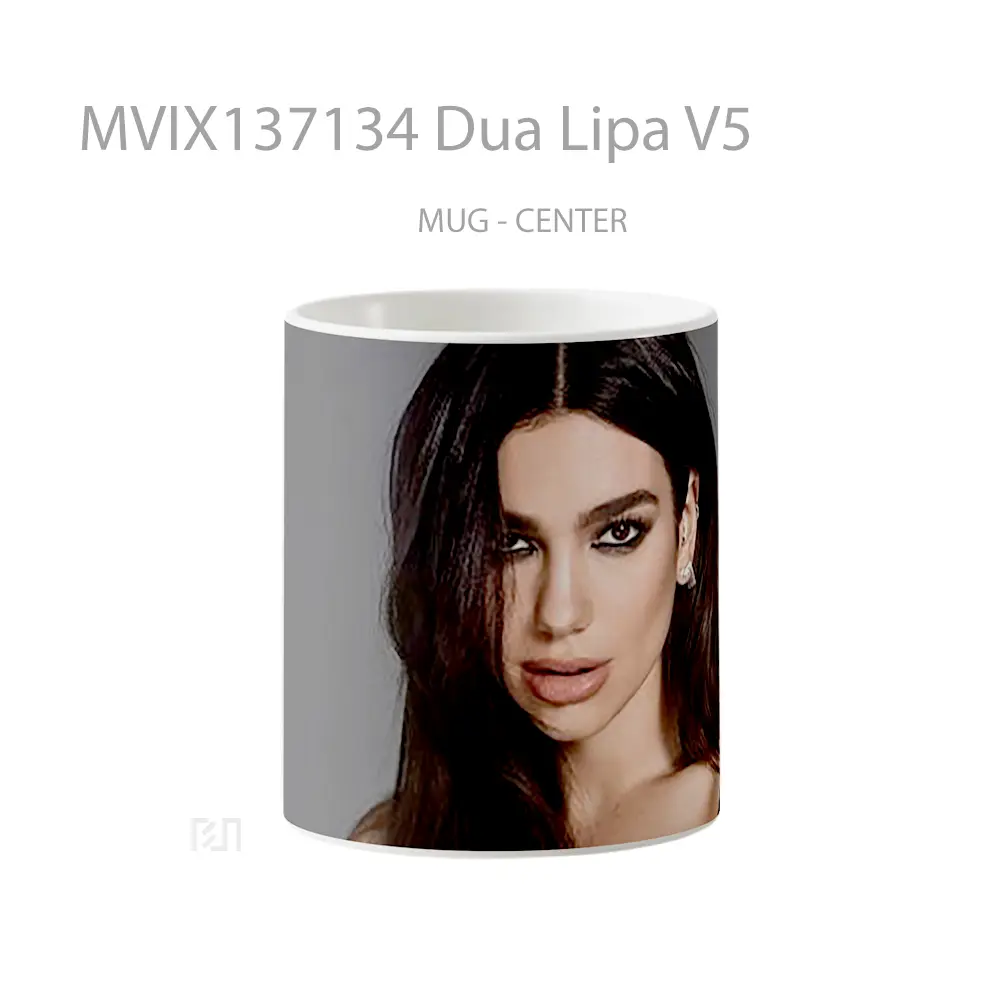 Mug Dua Lipa V5 Gelas Selebriti