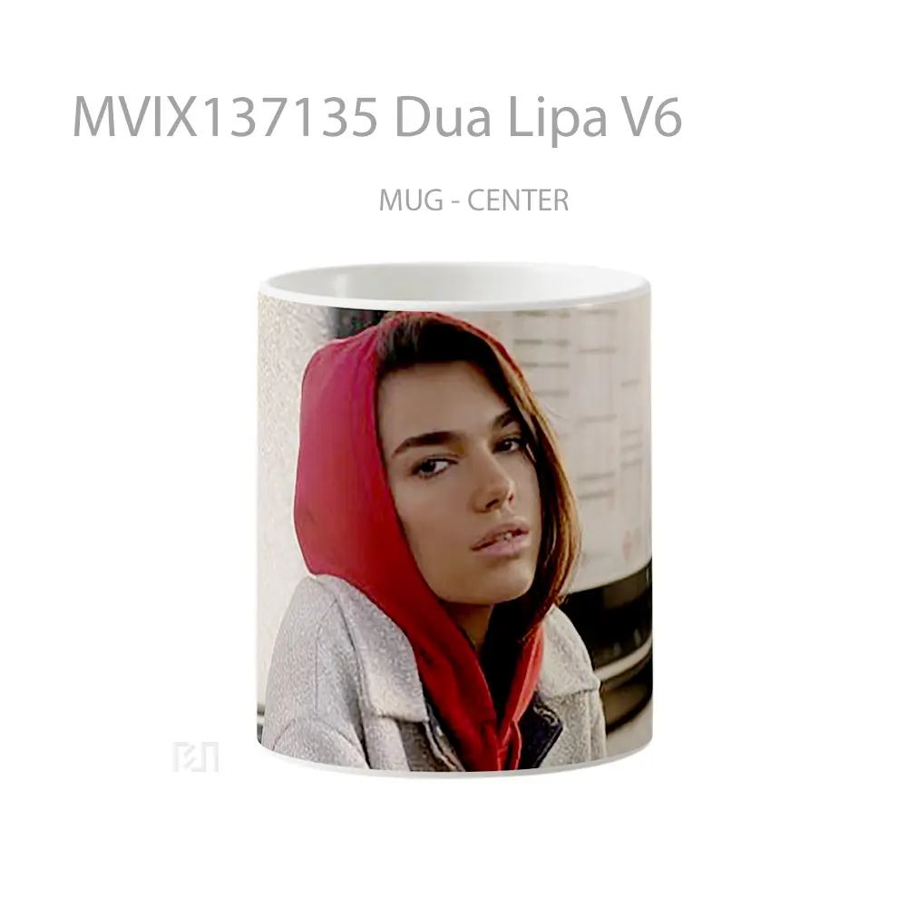 Mug Dua Lipa V6 Gelas Selebriti