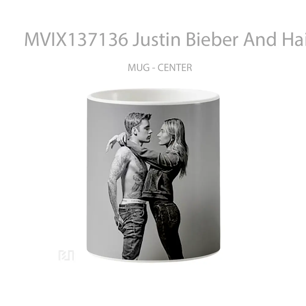 Mug Justin Bieber And Hailey Bieber For Calvin Klein Gelas Keramik Unik