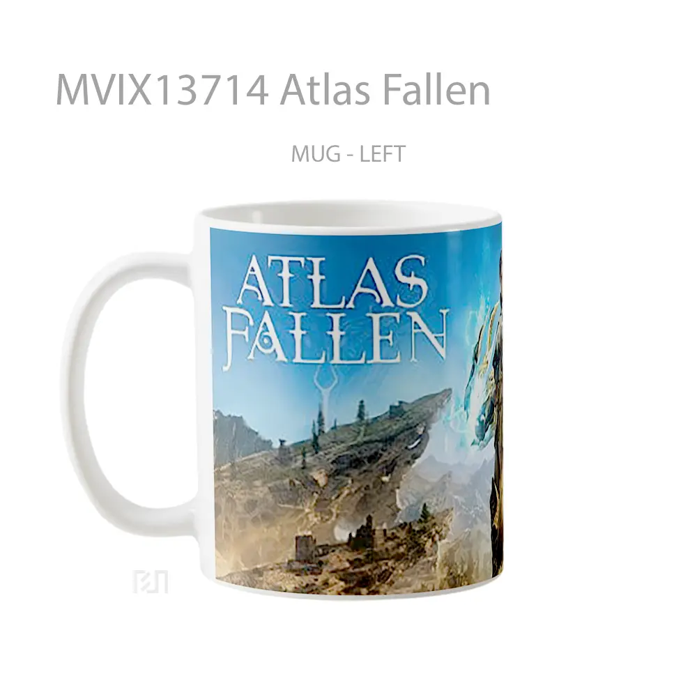 Mug Atlas Fallen Gelas Keramik Unik - All-side / Desain