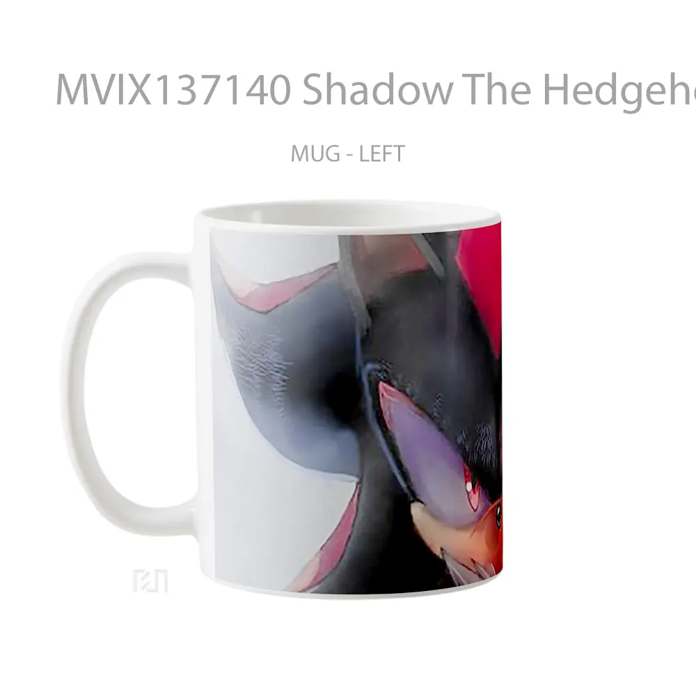 Mug Shadow The Hedgehog Gelas Keramik Unik - All-side / Desain