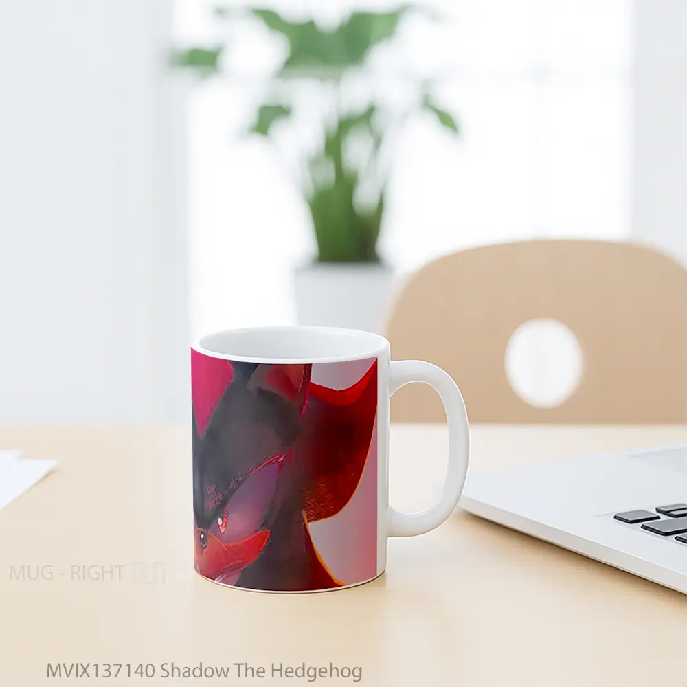Mug Shadow The Hedgehog Gelas Keramik Unik - All-side / Desain