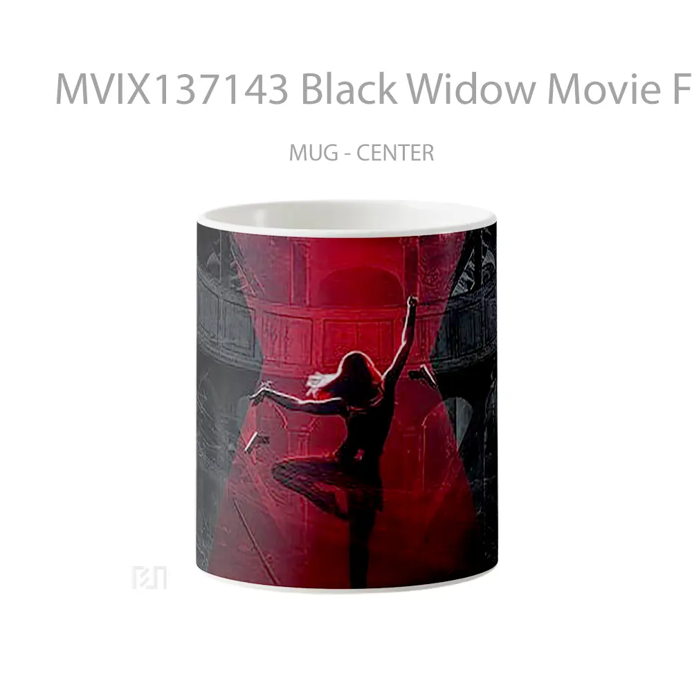 Mug Black Widow Movie Fanart Gelas Superhero