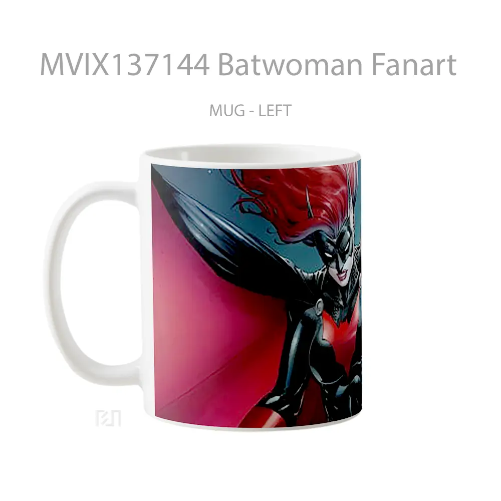 Mug Batwoman Fanart Gelas Keramik Unik - All-side / Desain