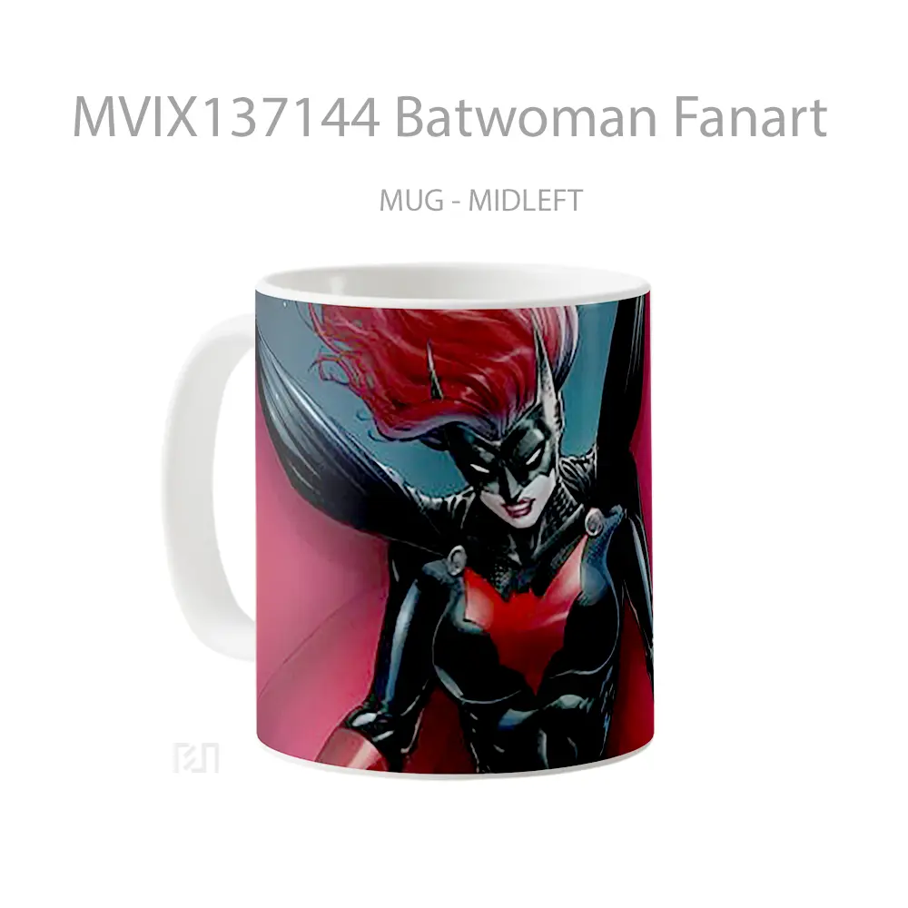 Mug Batwoman Fanart Gelas Keramik Unik - All-side / Desain