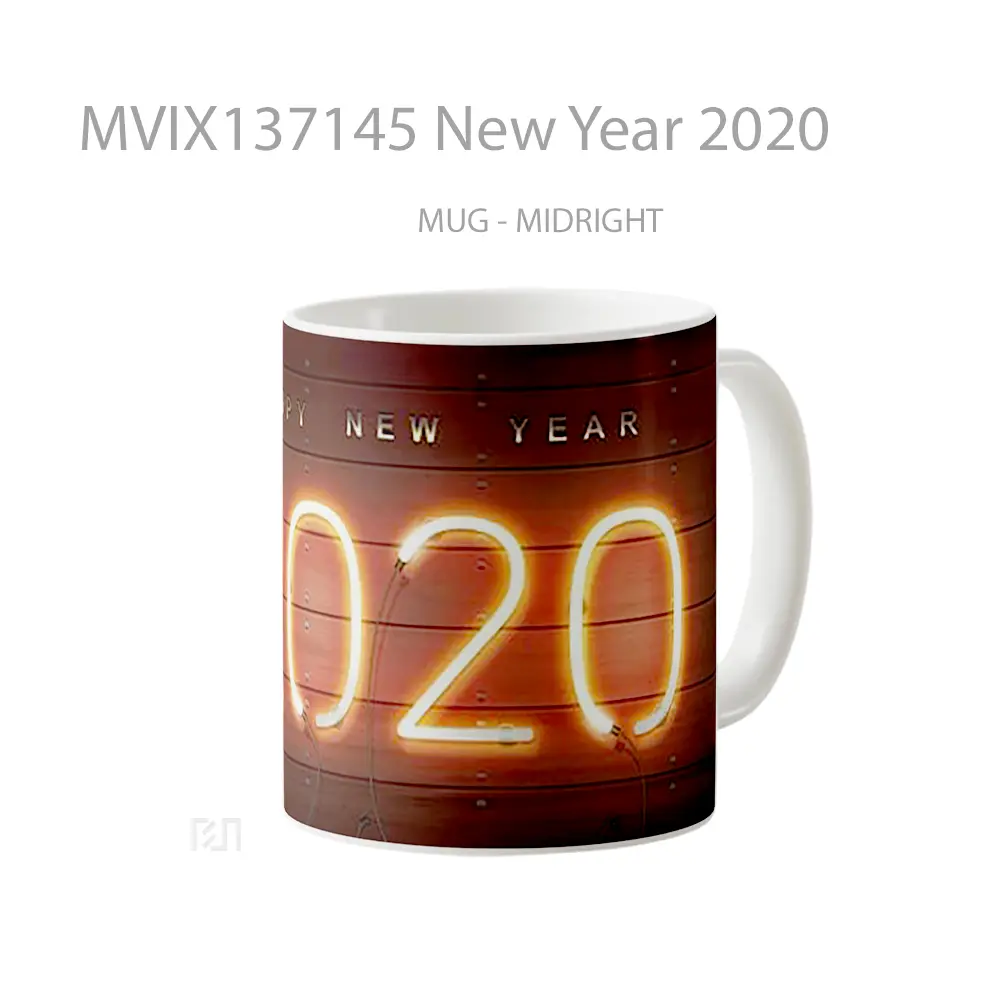 Mug New Year 2020 Gelas Keramik Unik - All-side / Desain