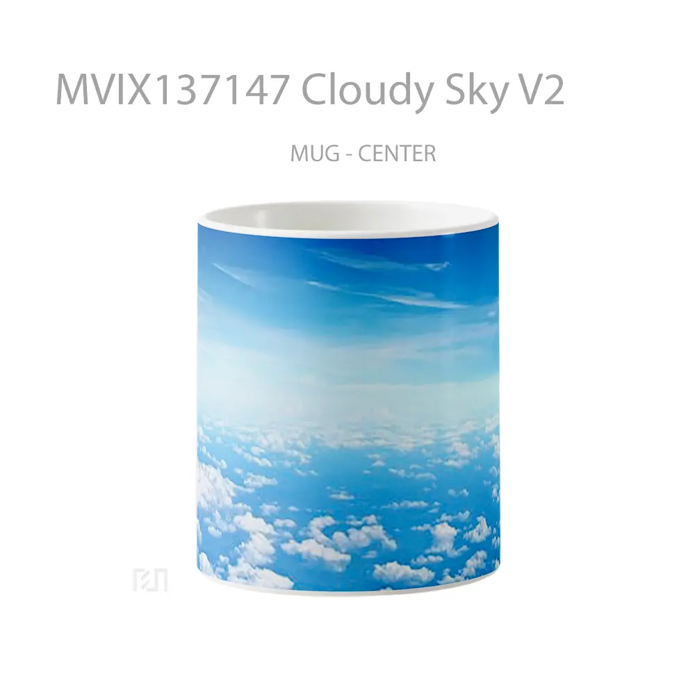 Mug Cloudy Sky V2 Gelas Pemandangan Alam