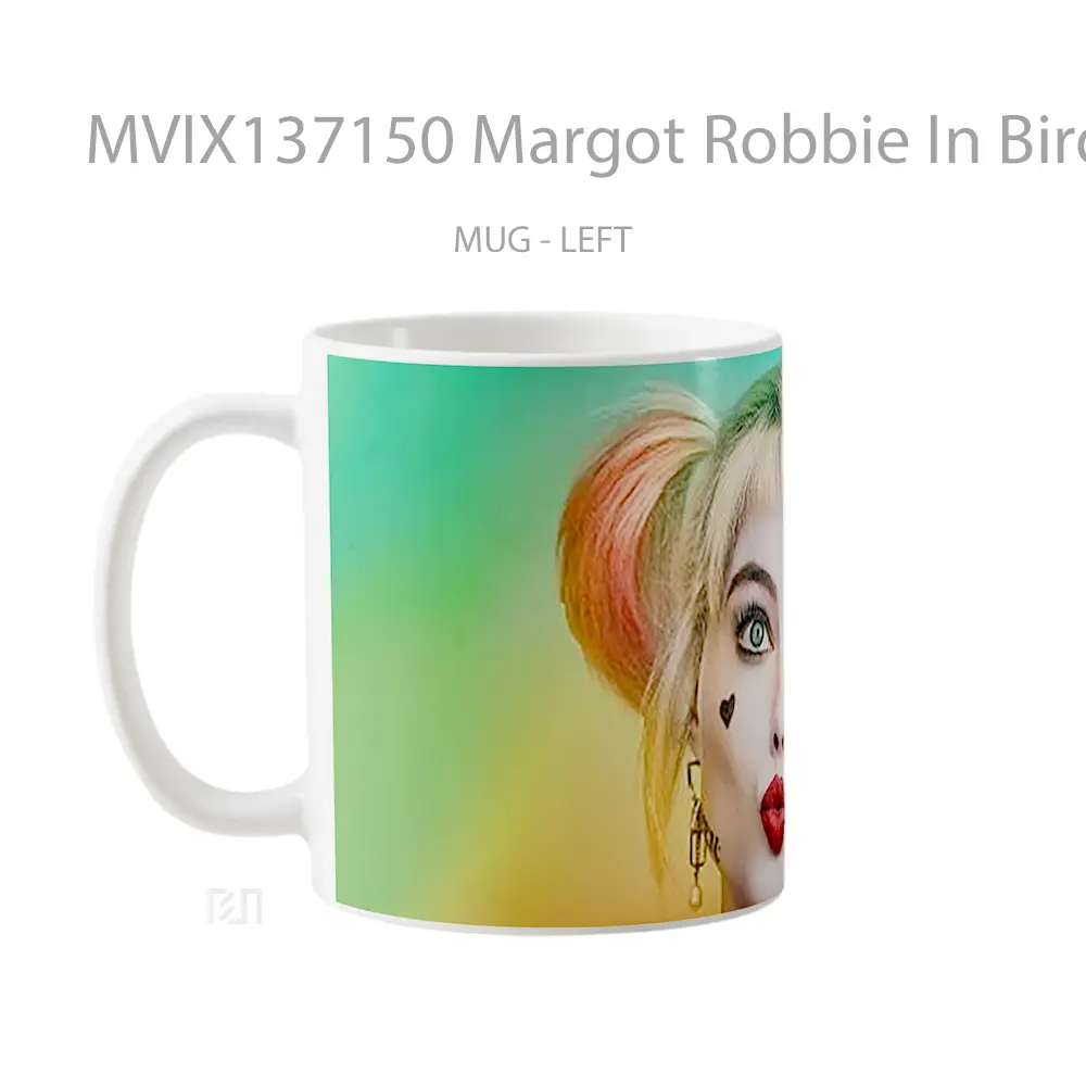 Mug Margot Robbie In Birds Of Prey Gelas Hewan Lucu - All-side / Desain