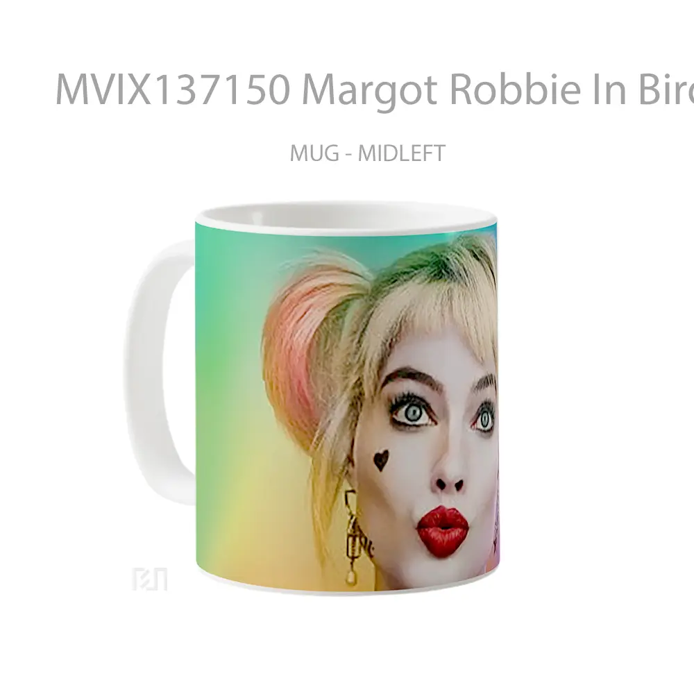 Mug Margot Robbie In Birds Of Prey Gelas Hewan Lucu - All-side / Desain