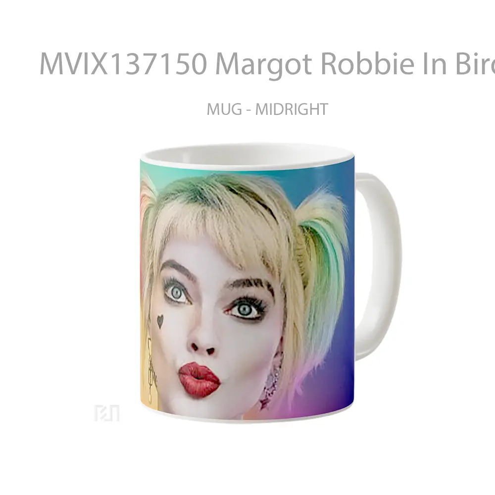 Mug Margot Robbie In Birds Of Prey Gelas Hewan Lucu - All-side / Desain