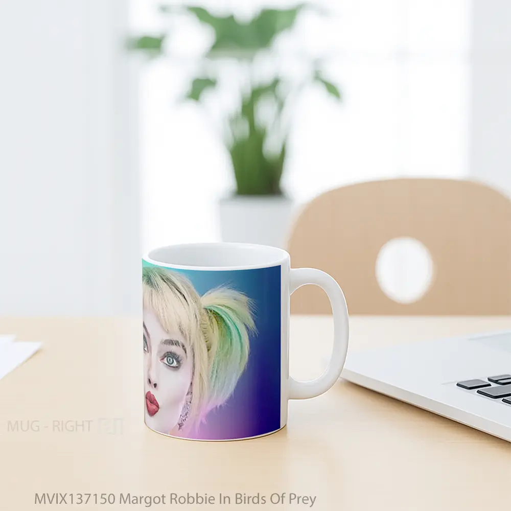 Mug Margot Robbie In Birds Of Prey Gelas Hewan Lucu - All-side / Desain