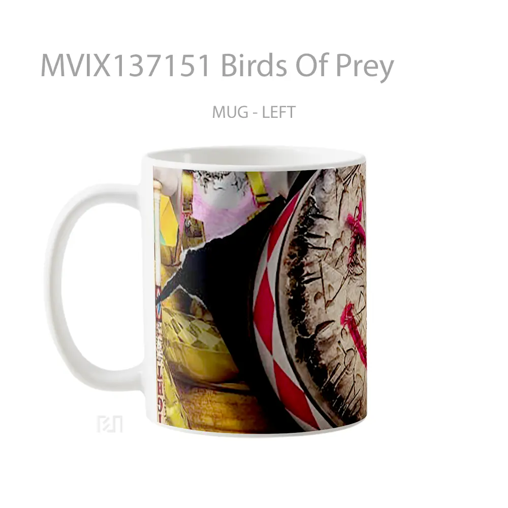 Mug Birds Of Prey Gelas Hewan Lucu - All-side / Desain