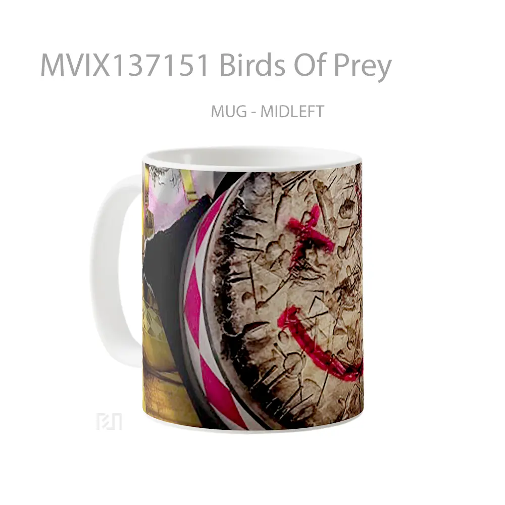 Mug Birds Of Prey Gelas Hewan Lucu - All-side / Desain