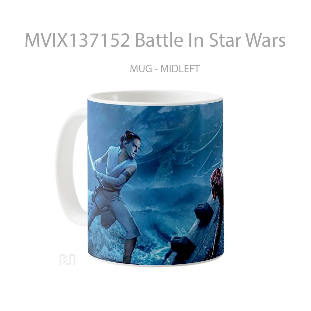 Mug Battle In Star Wars Gelas Star Wars - All-side / Desain