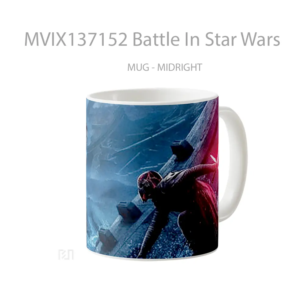 Mug Battle In Star Wars Gelas Star Wars - All-side / Desain