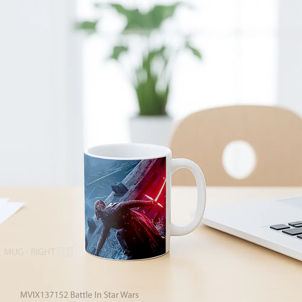 Mug Battle In Star Wars Gelas Star Wars - All-side / Desain