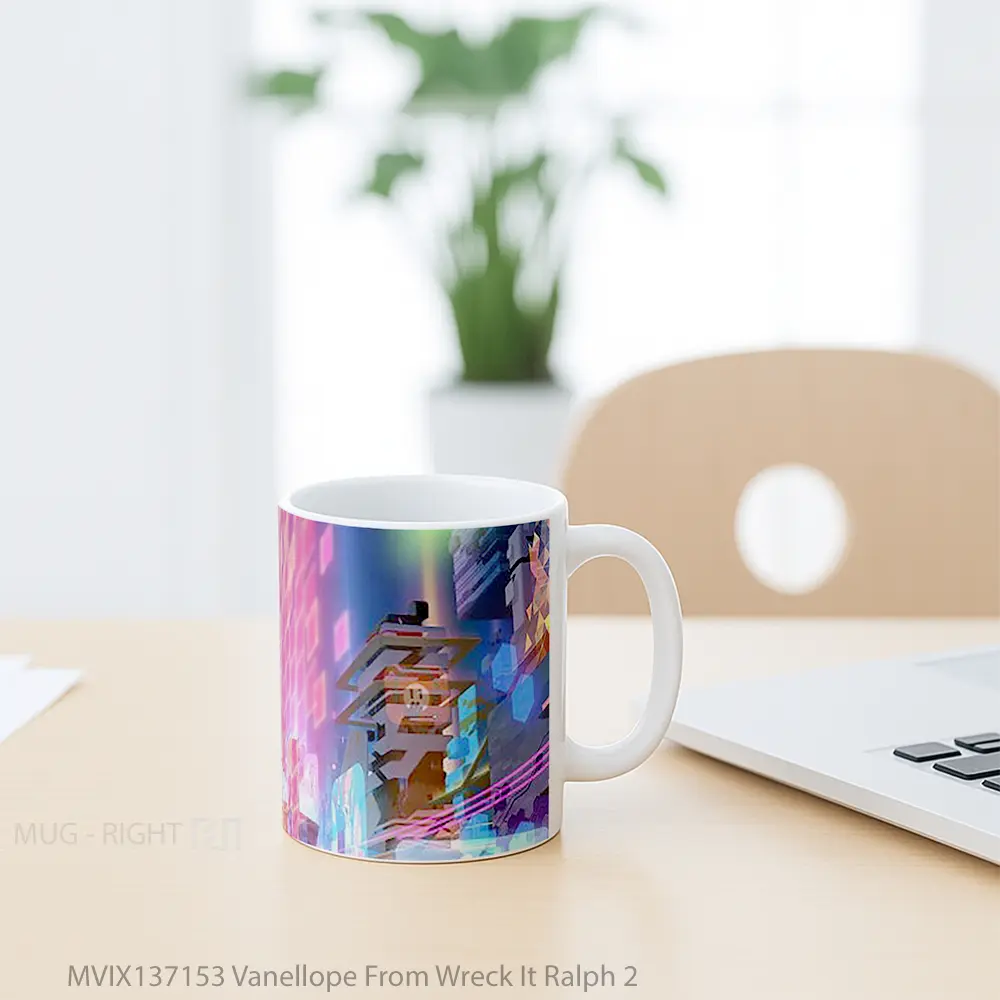 Mug Vanellope From Wreck It Ralph 2 Gelas Keramik Unik - All-side / Desain