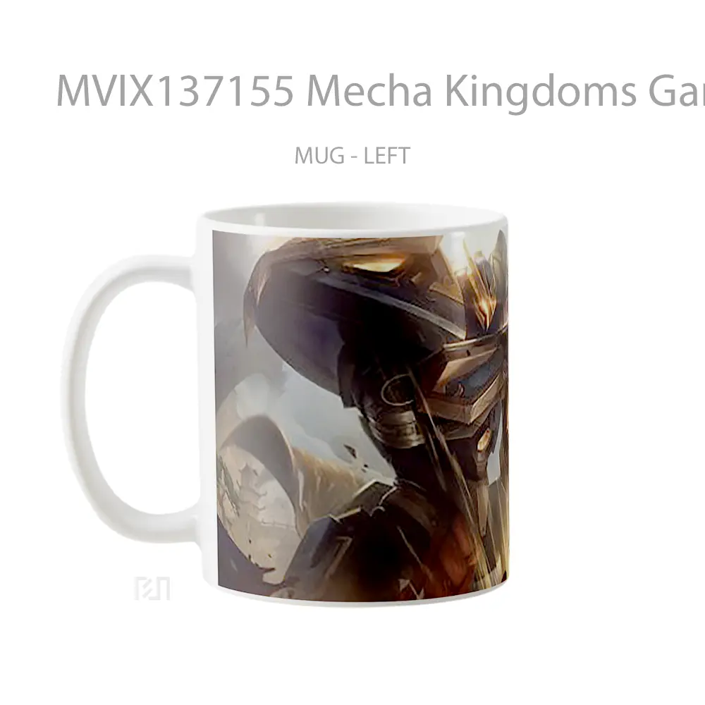 Mug Mecha Kingdoms Garen Prestige Edition Gelas Keramik Unik - All-side / Desain