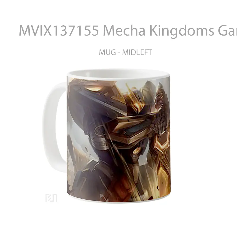 Mug Mecha Kingdoms Garen Prestige Edition Gelas Keramik Unik - All-side / Desain