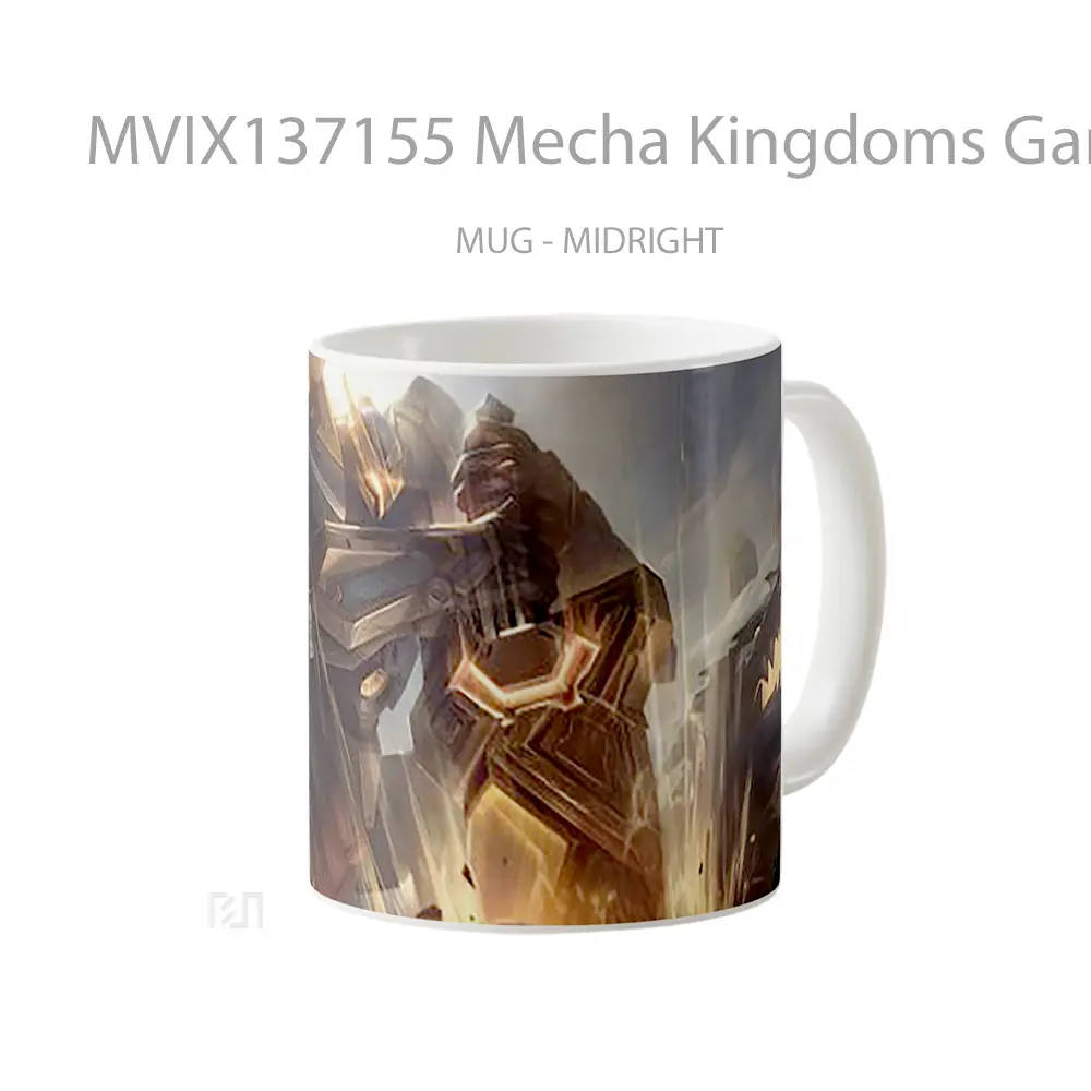 Mug Mecha Kingdoms Garen Prestige Edition Gelas Keramik Unik - All-side / Desain
